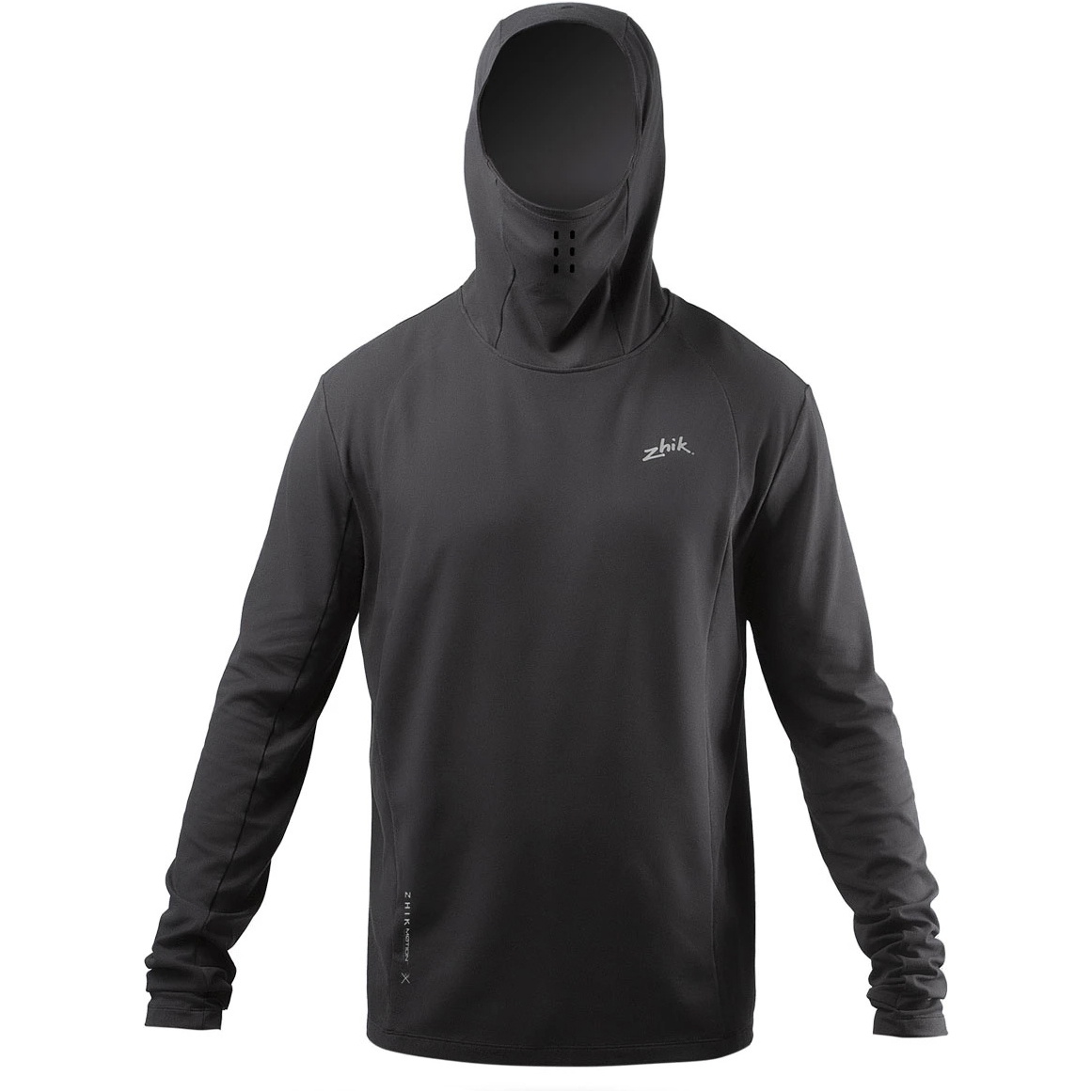 2026 Zhik Mens Motion Long Sleeve Hooded Top ATP-0100-M-ANT - Anthracrite